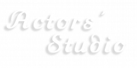 Actors Studio logo white